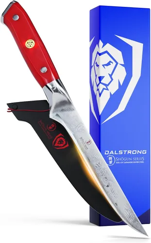 Miniatura 9 de DALSTRONG Cuchillo fileteador, Shogun Series – VG10 – 6 pulgadas– con vaina – 2 mm de grosor