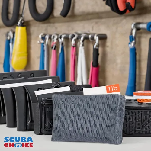 Miniatura 9 de Scuba Choice Pesas de malla suave para control de flotabilidad, duraderas, ajustables y cómodas para bolsillos de cinturón de peso para buceo