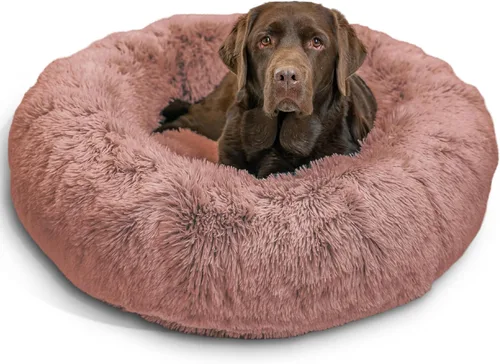 Miniatura 15 de Best Friends by Sheri - The Original Calming Donut - Cama calmante en forma de dona para perros y gatos - Pelo corto, gris, S, 23 x 23 pulgadas Gris