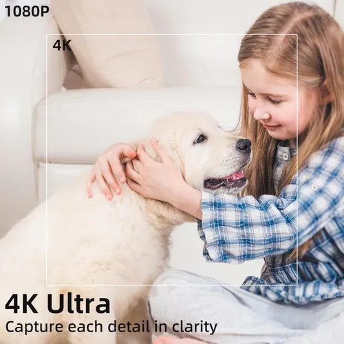 Miniatura 5 de Reloj de cámara oculta, cámara interior inalámbrica Ultra 4K HD para seguridad en el hogar, mini cámara de niñera con visión nocturna, detección