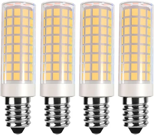Miniatura 8 de Bombilla LED E14 E14, bombilla de base europea E14, bombilla de campana de cocina E14, bombilla de araña de 120 V de repuesto para lámpara de sal