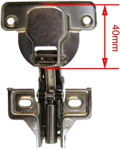 Miniatura 4 de US Tradition - Bisagra hidráulica de cierre suave para puerta (1 bisagra de pieza) (diámetro de 1.378 in (1.5 pulgadas)