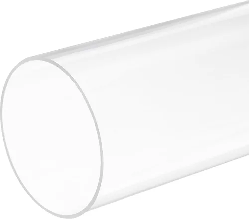 Miniatura 54 de MECCANIXITY Tubo acrílico rígido redondo tubo transparente 0.236 in ID 0.315 in OD 12.008 in longitud para lámparas y linternas, sistema