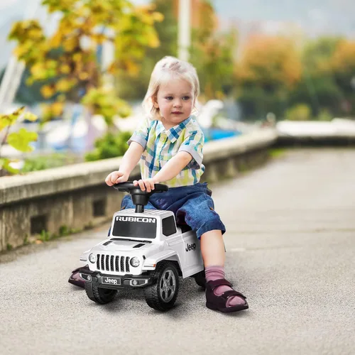 Miniatura 2 de Aosom Coche de empuje para niños, con sonidos del motor y almacenamiento debajo del asiento, auto deslizante con bocina, juguete para sentarse