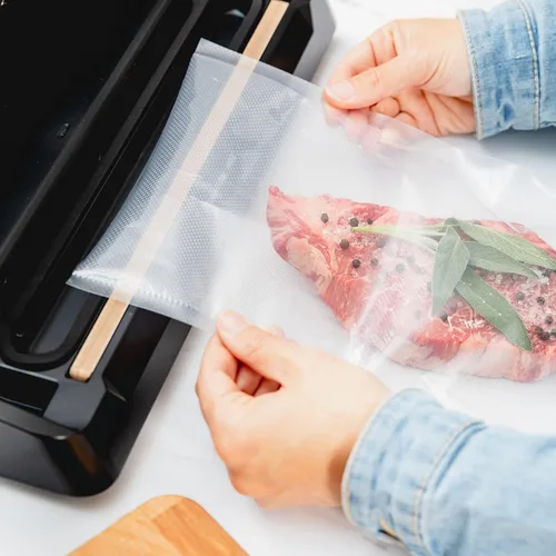 Miniatura 8 de Avid Armor Rollos de sellado al vacío, bolsas de sellado al vacío para almacenamiento de alimentos, bolsas selladoras al vacío para congelador