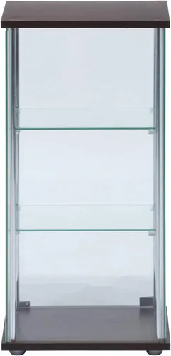 Miniatura 12 de Fuji Boeki 96049 - Estuche de la colección 96049, 3 niveles, ancho 16.7 x profundidad 14.4 x 33.9 pulgadas (16.7 x 14.4 x 33.9 in), marrón, vidrio