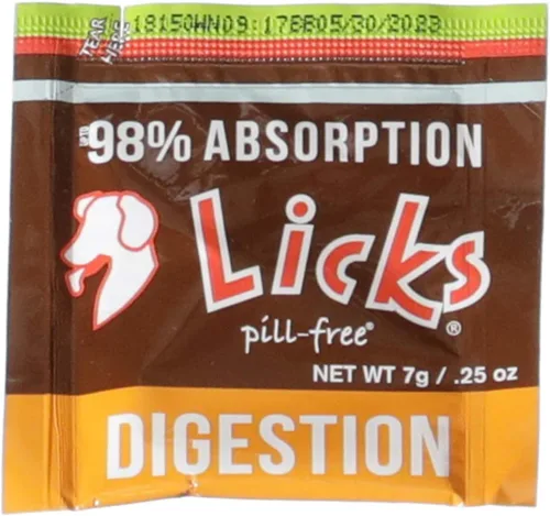Miniatura 8 de Licks Pill Free Digestión del perro - Salud intestinal del perro y alivio de gases - Alivio de la hinchazón y suplemento de digestión para perros