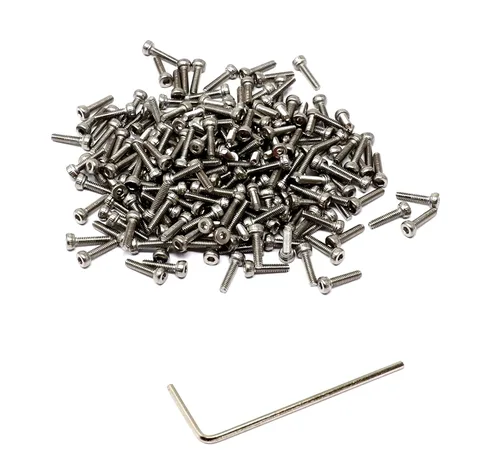 Miniatura 154 de iexcell 25 piezas M4 x 60/65/70/75/3.150 in paso de rosca 0.028 in acero inoxidable 304 cabeza hexagonal Tornillos Tornillos surtido Kit