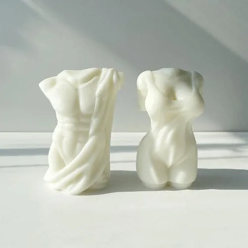 Miniatura 6 de Molde de vela de silicona con forma de cuerpo 3D para mujeres y hombres, molde de vela con forma de cuerpo, moldes masculinos femeninos de silicona