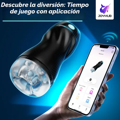 Miniatura 3 de EINSEO Masturbador masculino de succión, coño de bolsillo AI con 7 modos de juguetes para adultos Hands-free suction male stroker with 7 modes, 3D