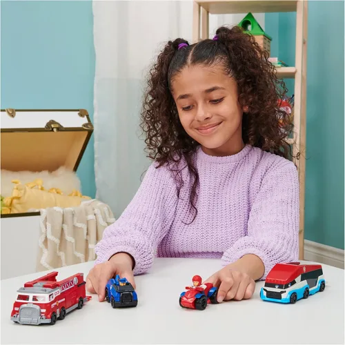 Miniatura 7 de Paw Patrol, True Metal Chase, Marshall and Skye - Camiones coleccionables de camiones grandes (exclusivo de Amazon) a escala 1:55, juguetes