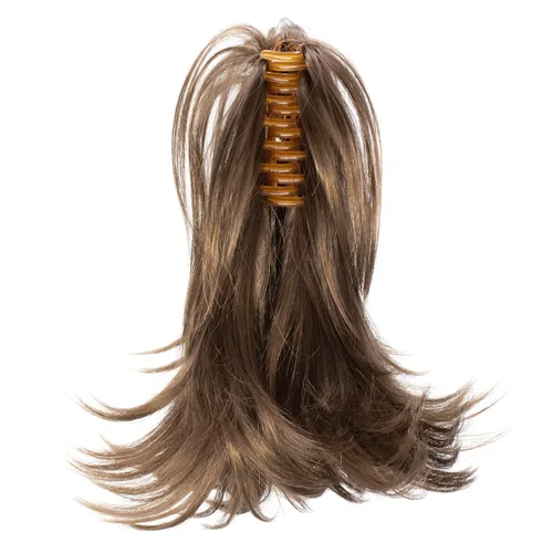 Miniatura 3 de Extensión de cabello ajustable, cola de caballo desarreglada, 12 pulgadas con pinzas, de Onedor, 10#