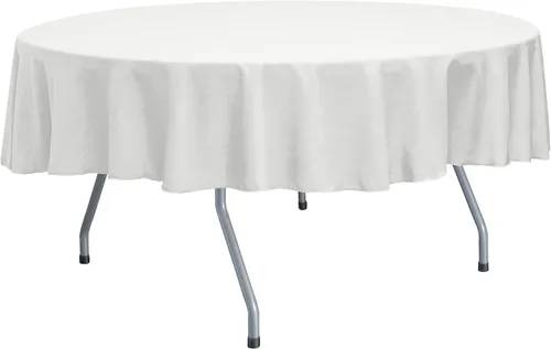 Miniatura 86 de ULTIMATE TEXTILE Mantel redondo reversible Shantung Satin Majestic de 72 pulgadas, color verde salvia