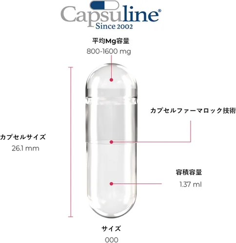Miniatura 9 de Capsuline Tamaño 000 - Cápsulas vacías transparentes de gelatina - 1000 unidades - Cápsulas vacías de gel - Relleno de cápsula de píldora bovina