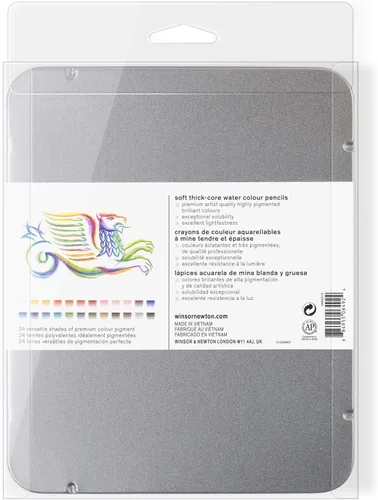 Miniatura 9 de Winsor & Newton Studio Collection - Lápices de artista, lápices de acuarela, juego de 24