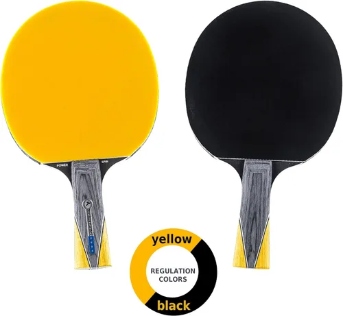 Miniatura 6 de Pala de ping pong con Killer Spin + estuche gratis, raqueta de tenis de mesa profesional para jugadores principiantes y avanzados, mejora tus