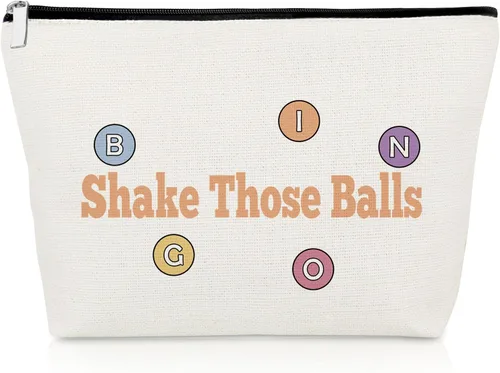 Miniatura 11 de Regalos de bingo para mujeres, bolsa de maquillaje, regalo para amantes del bingo, regalos de juego para mujeres, mejores amigas, hermanas