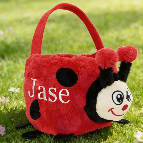Miniatura 13 de Cesta personalizada para cacería de huevos de Pascua, cesta de unicornio de felpa con nombre impreso (cesta de unicornio con personalización)
