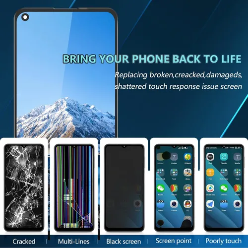 Miniatura 2 de Reemplazo de pantalla para OnePlus Nord N20 5G pantalla LCD táctil digitalizador Asamblea con kit (negro)