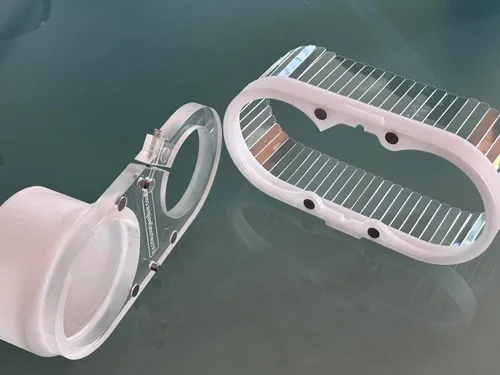 Miniatura 2 de Zapata de polvo transparente para fresadora de grabado de enrutador, colector de arranque de polvo, puerto de vacío de 4 pulgadas... (2.559 in)
