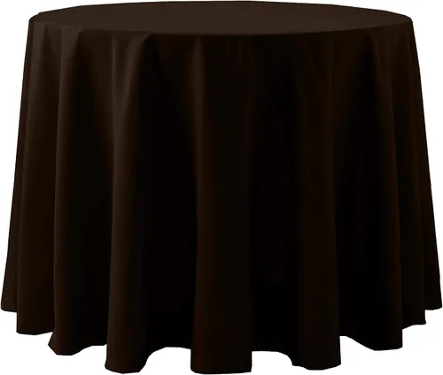 Miniatura 25 de Ultimate Textile Cotton-Feel - Mantel redondo de 90 pulgadas para comedor, color berenjena, color morado