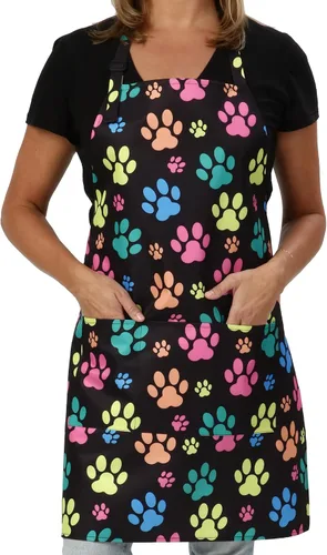 Miniatura 14 de Plum Hill Delantal Impermeable para Aseo de Perros, Vestimenta para Peluquero, Batas para Lavado de Mascotas