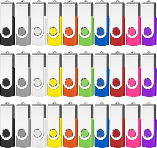 Miniatura 18 de AreTop AreTop - Paquete de 100 unidades flash USB de 2 GB, unidades de pulgar USB 2.0 premium a granel USB Pendrive Memory Stick Jump Drive 100