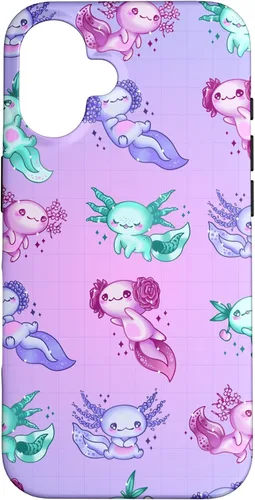 Miniatura 31 de Funda con patrón Axolotl para iPhone 12/12 Pro