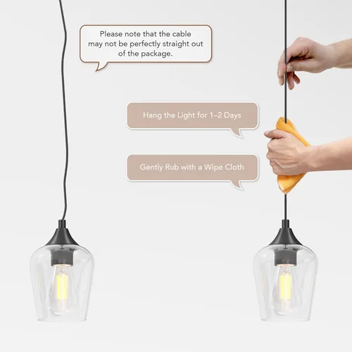 Miniatura 6 de VONLUCE Lámpara colgante para isla de cocina, lámpara colgante negra mate con base E26 y cable ajustable, iluminación colgante moderna con pantalla