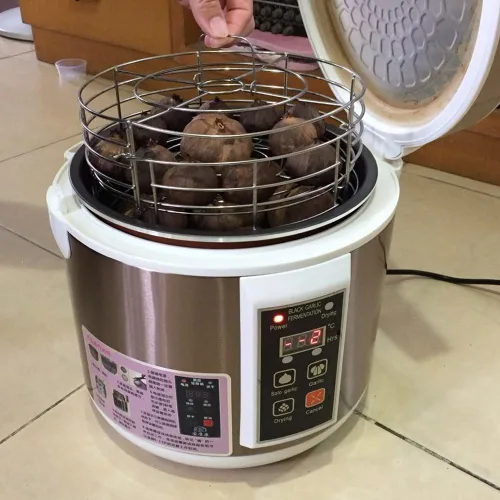 Miniatura 2 de Fermentador de ajo negro de 5 litros completamente automático, control inteligente, fabricación de ajos, cocinado de ajo de varios dientes, aprobado