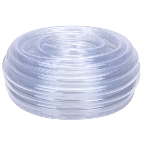 Miniatura 58 de DERNORD Manguera de vinilo flexible transparente de PVC, 1/4" DI X 3/8" DE, 100 pies de largo, para uso alimentario