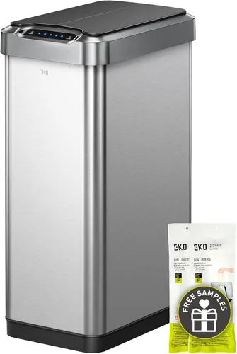 Miniatura 23 de EKO EcoSmart - Basurero de cocina alto y grande, 80L/21.1 G de alta capacidad, cubo de basura con sensor de movimiento cuadrado suave sin contacto