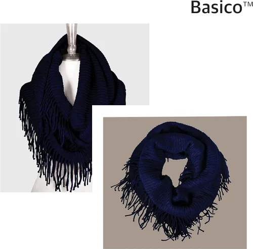 Miniatura 4 de Basico - Bufandas infinitas para mujer, modernas, suaves y de invierno
