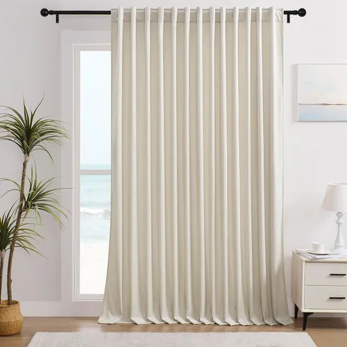 Miniatura 21 de Timeper Cortinas opacas de terciopelo negro de 42 pulgadas de ancho x 84 pulgadas de largo, cortinas opacas para dormitorio, sala de estar, cortinas