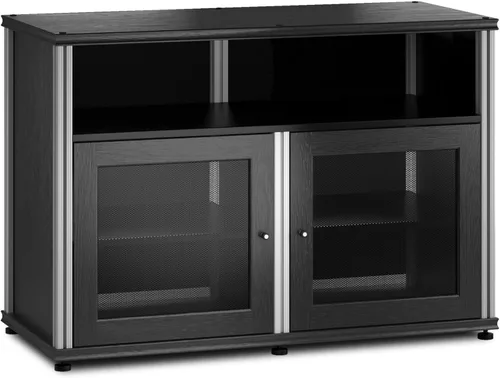 Salamander Designs Synergy Model 329 - Armario A/V con dos puertas y estante de canal central
