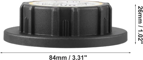 Miniatura 6 de ACROPIX Tapa de depósito de refrigerante a presión de radiador para Land Rover Discovery 5 Supercharged Gasolina - Paquete de 1 unidad color negro