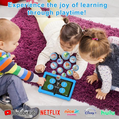 Miniatura 6 de Contixo Paquete de tabletas para niños de 7 pulgadas, con auriculares, bolsa y tableta para niños, 32 GB, Android 11, controles parentales, cámara