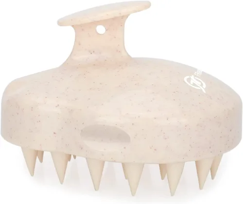 FREATECH Masajeador de cuero cabelludo para el crecimiento del cabello, cepillo de champú y exfoliante de cuero cabelludo con cerdas de silicona