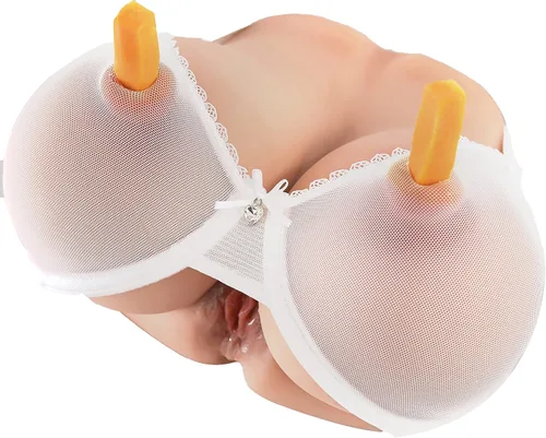 Miniatura 10 de Muñecas sexuales de silicona 2 en 1 de 7.3 libras para masturbación de hombres, muñeca sexual masculina de tetas grandes, torso con canal vaginal 3D