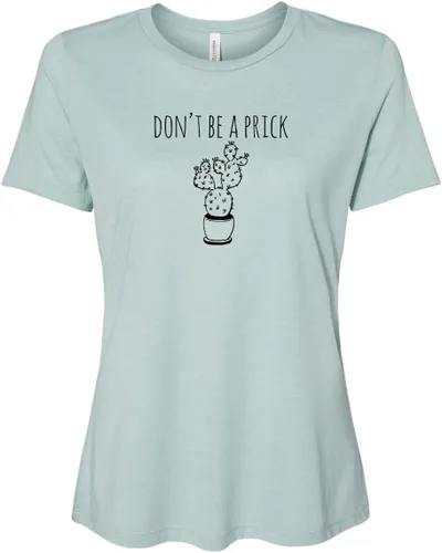 Miniatura 6 de Cute Women's Screen Printed Crew Neck Tee, Shirts With Sayings, Dusty Blue or Olive