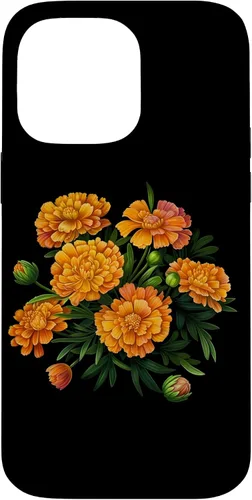 Miniatura 21 de Vintage Marigold Inspired Flower Case for iPhone 12 Pro Max