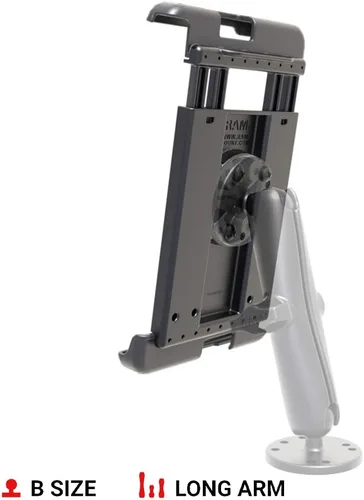 Miniatura 3 de RAM Mounts RAM-HOL-TAB29U Tab-Tite Soporte con resorte cargado para tabletas de 8" con estuches