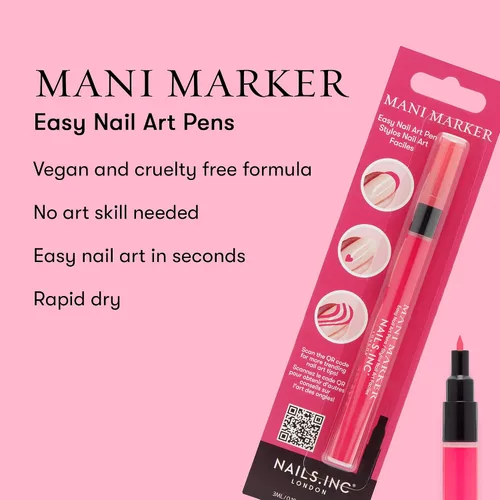 Miniatura 8 de Nails.INC Bubblegum Pink Mani - Rotulador para uñas