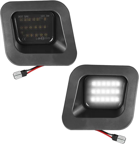 Miniatura 22 de LESAUCE Kit de luces LED para matrícula para Dodge Ram 1500 Pickup 1994-2001, Dodge Ram 2500/3500 1994-2002 Pickup - LED blanco de 6000 K, carcasa