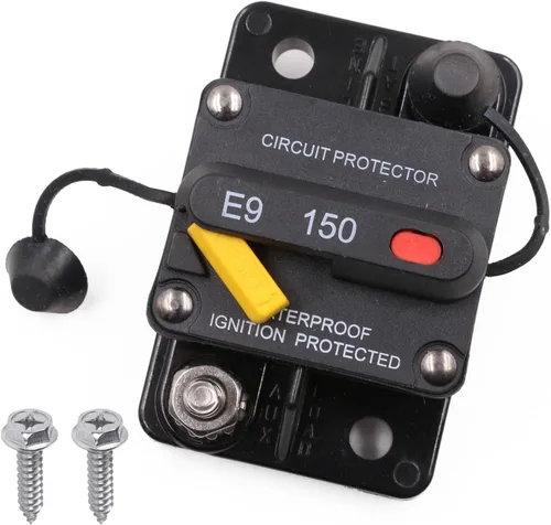 Miniatura 20 de E69 Interruptor de circuito de 10 A T3 con restablecimiento manual Mini de montaje en superficie IP66 Interruptor conmutable de 10 A