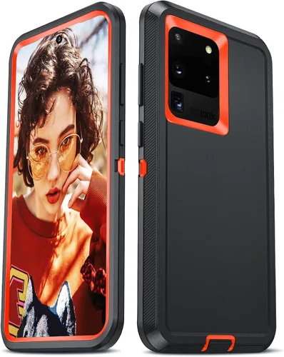 Miniatura 29 de LeYi Funda compatible con Samsung Galaxy S20 Ultra: funda resistente 3 en 1 para Samsung S20 Ultra, funda de grado militar a prueba de golpes