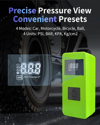 Miniatura 2 de Arrancador de Batería de Coche Portátil con Compresor de Aire, Caja de Arranque de 150 PSI de Pico de 8000 A para hasta 6.0 L de Gasolina/3.0 L