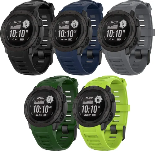 Miniatura 8 de Correa para Garmin Instinct 2, correa de repuesto de silicona suave para Garmin Instinct 2/Instinct 2 Solar/Instinct Tide/Instinct Tactical/Instinct