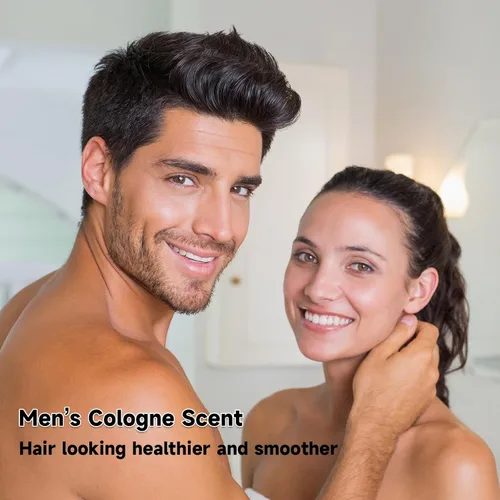 Miniatura 8 de Cologne - Barra de champú, paquete de 2 barras de champú sólido para hombres, limpieza profunda y nutritiva raíces del cabello, eliminación de caspa