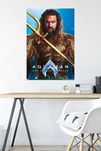 Miniatura 19 de Trends International DC Comics Movie Aquaman y el Reino Perdido - Póster de pared Aquaman de 22.4 pulgadas de largo x 14.7 pulgadas de ancho